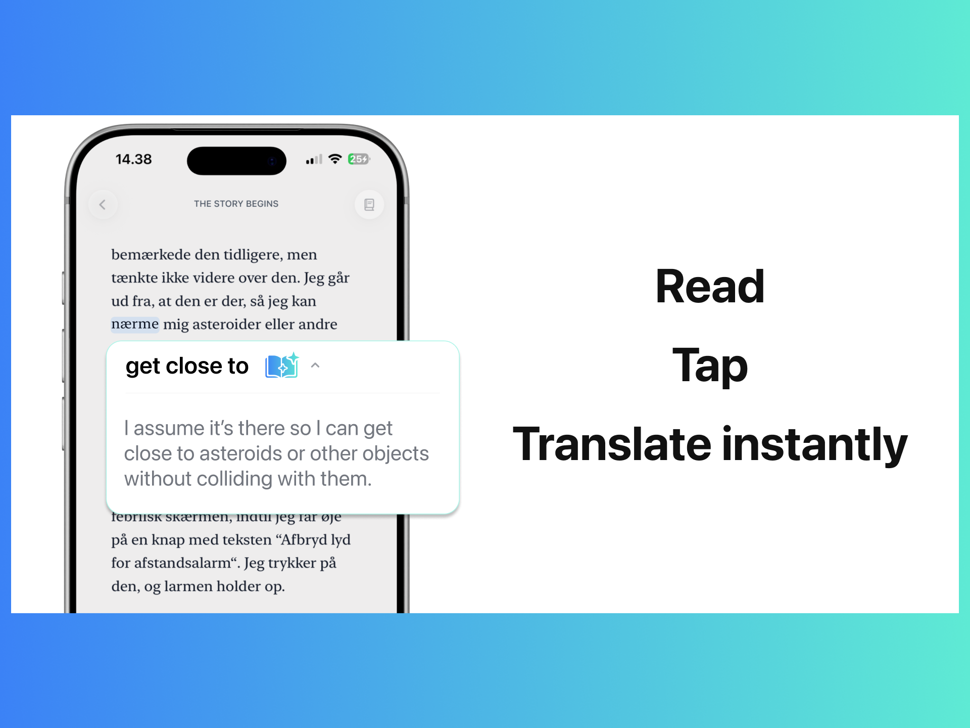 Read without breaking flow